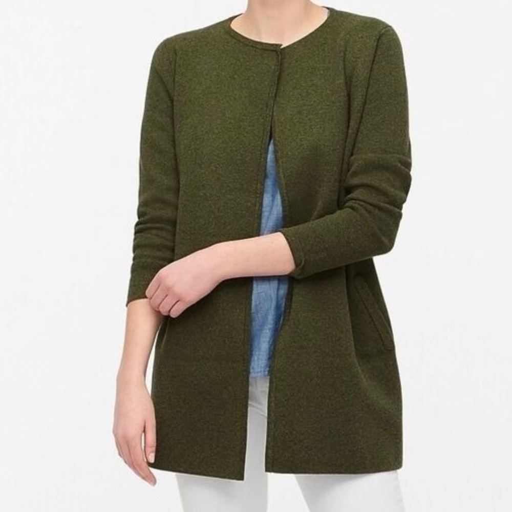 J. Crew Factory Vanessa 100% Cotton Open Cardigan